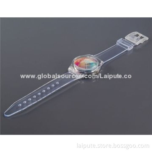 Customized plastic Japan movt watches with plastic caseNew
